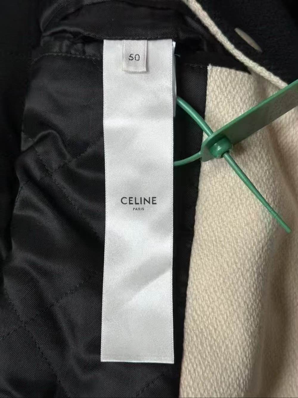 Celine Celine Logo Wool Blend Jacket Size M Size US M / EU 48-50 / 2 - 4 Thumbnail