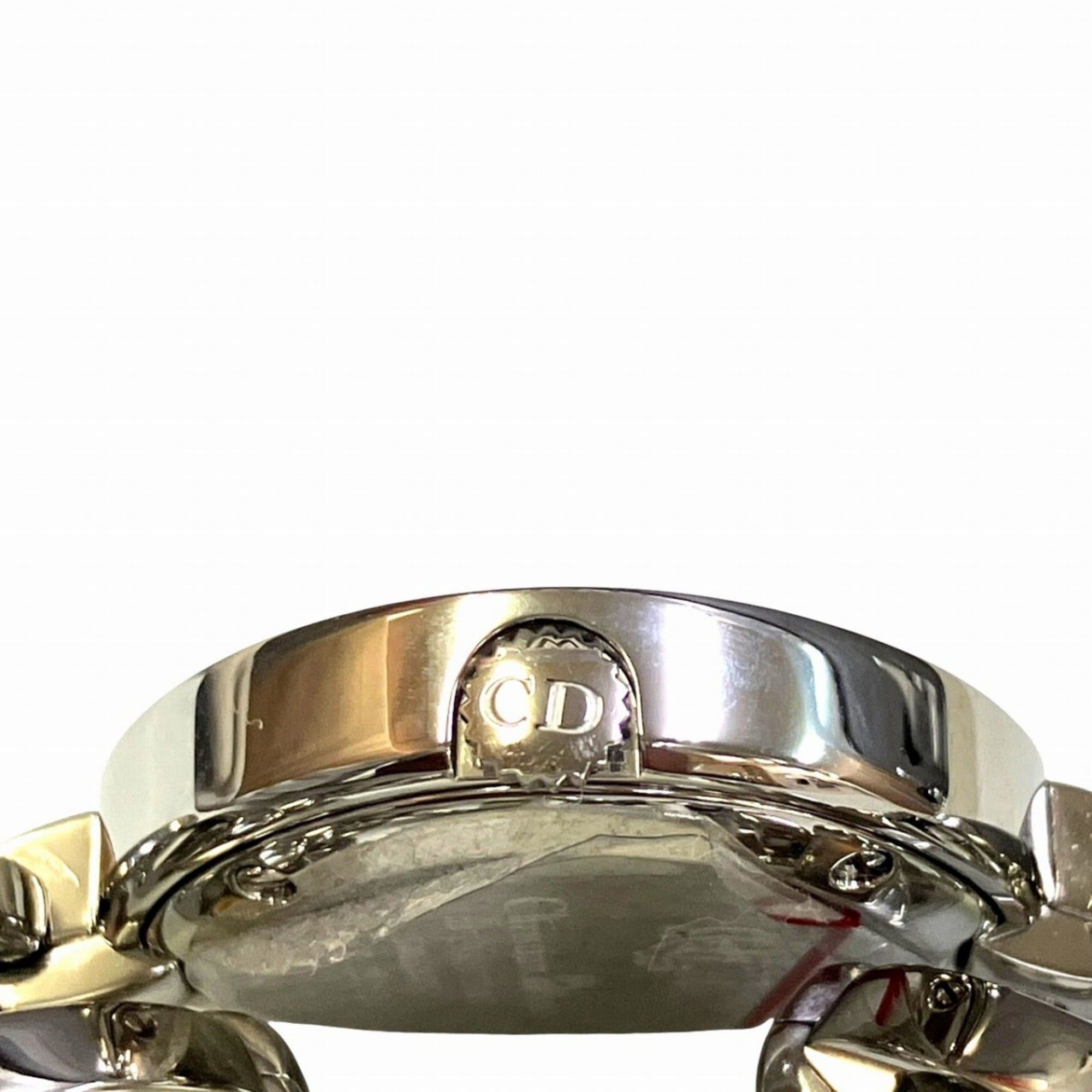 Dior Christian Dior Malice watch, total weight 55.3g, stainless steel, quartz movement, black dial, CD22110 Size ONE SIZE - 8 Thumbnail