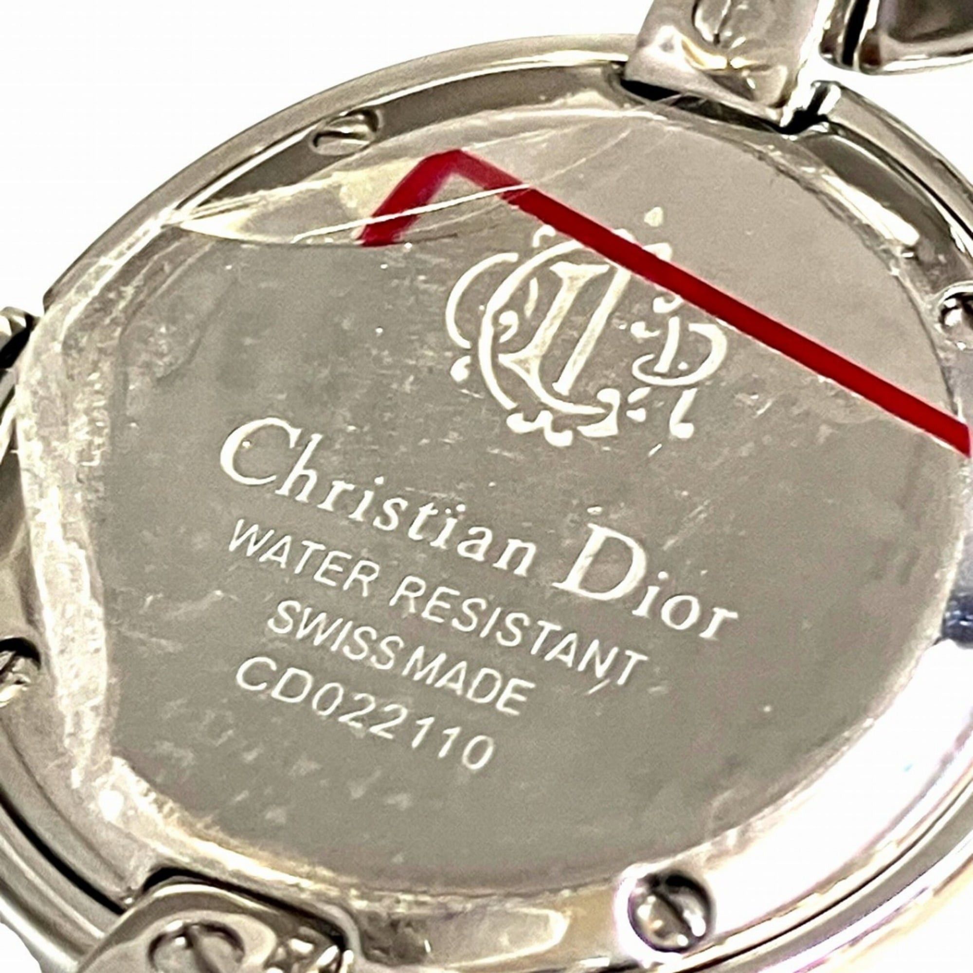 Dior Christian Dior Malice watch, total weight 55.3g, stainless steel, quartz movement, black dial, CD22110 Size ONE SIZE - 5 Thumbnail