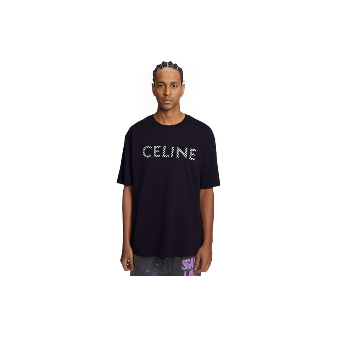 Celine Celine Checkered Logo T-Shirt Size S Size US S / EU 44-46 / 1 - 6 Thumbnail