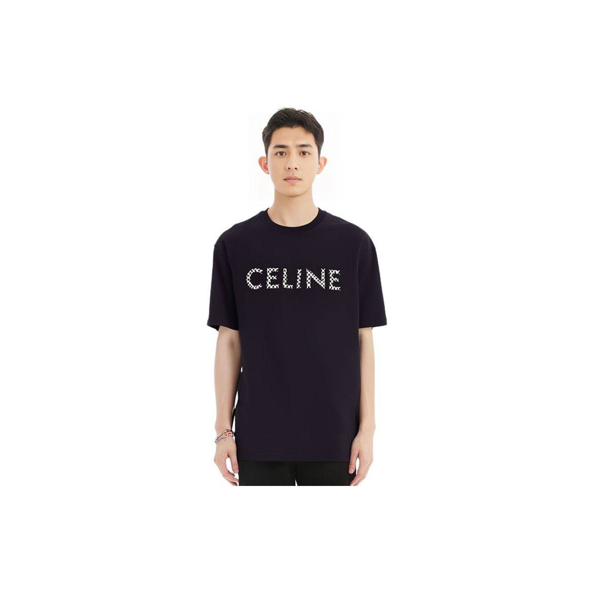 Celine Celine Checkered Logo T-Shirt Size S Size US S / EU 44-46 / 1 - 8 Thumbnail