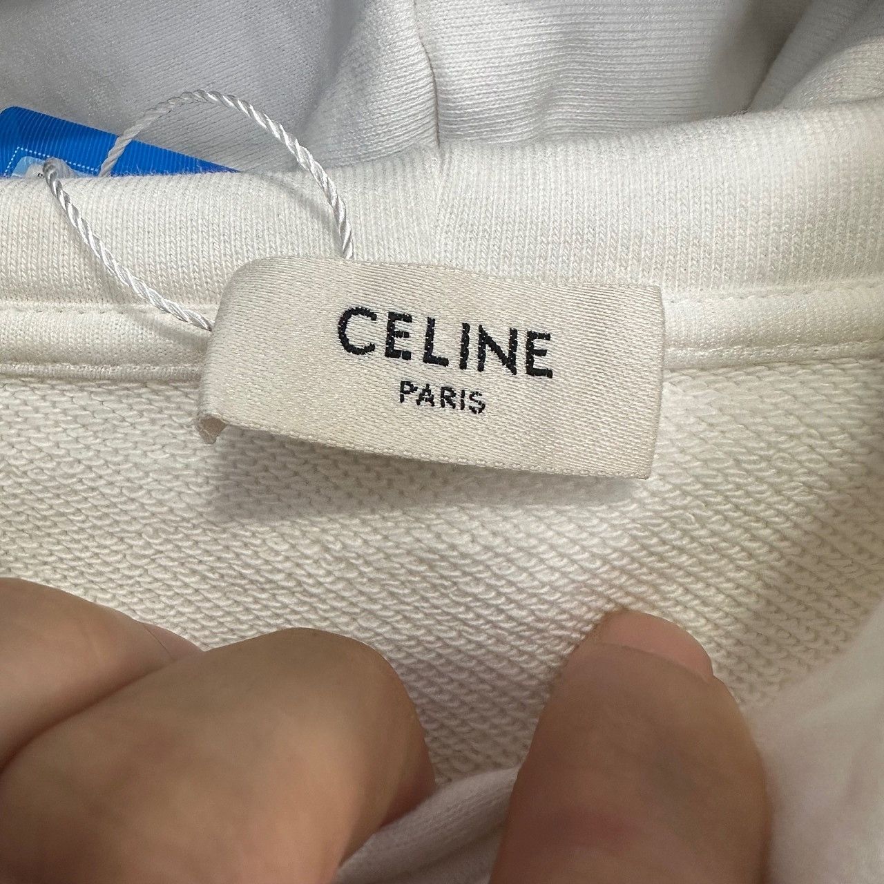 Celine CELINE Logo Hoodie Size L Size US L / EU 52-54 / 3 - 3 Thumbnail