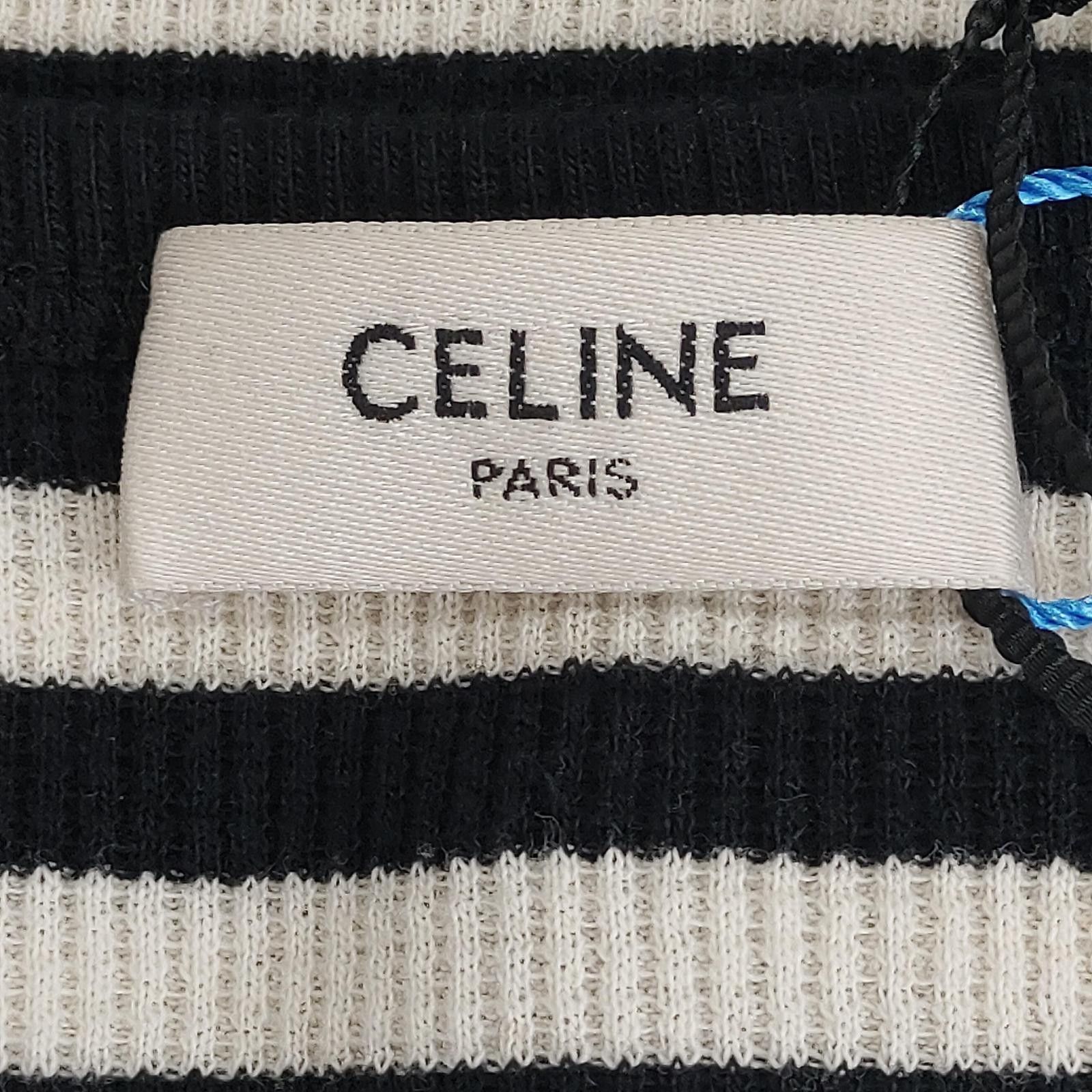 Celine Celine Striped Knit Button Up Top Size S Size S / US 4 / IT 40 - 3 Thumbnail