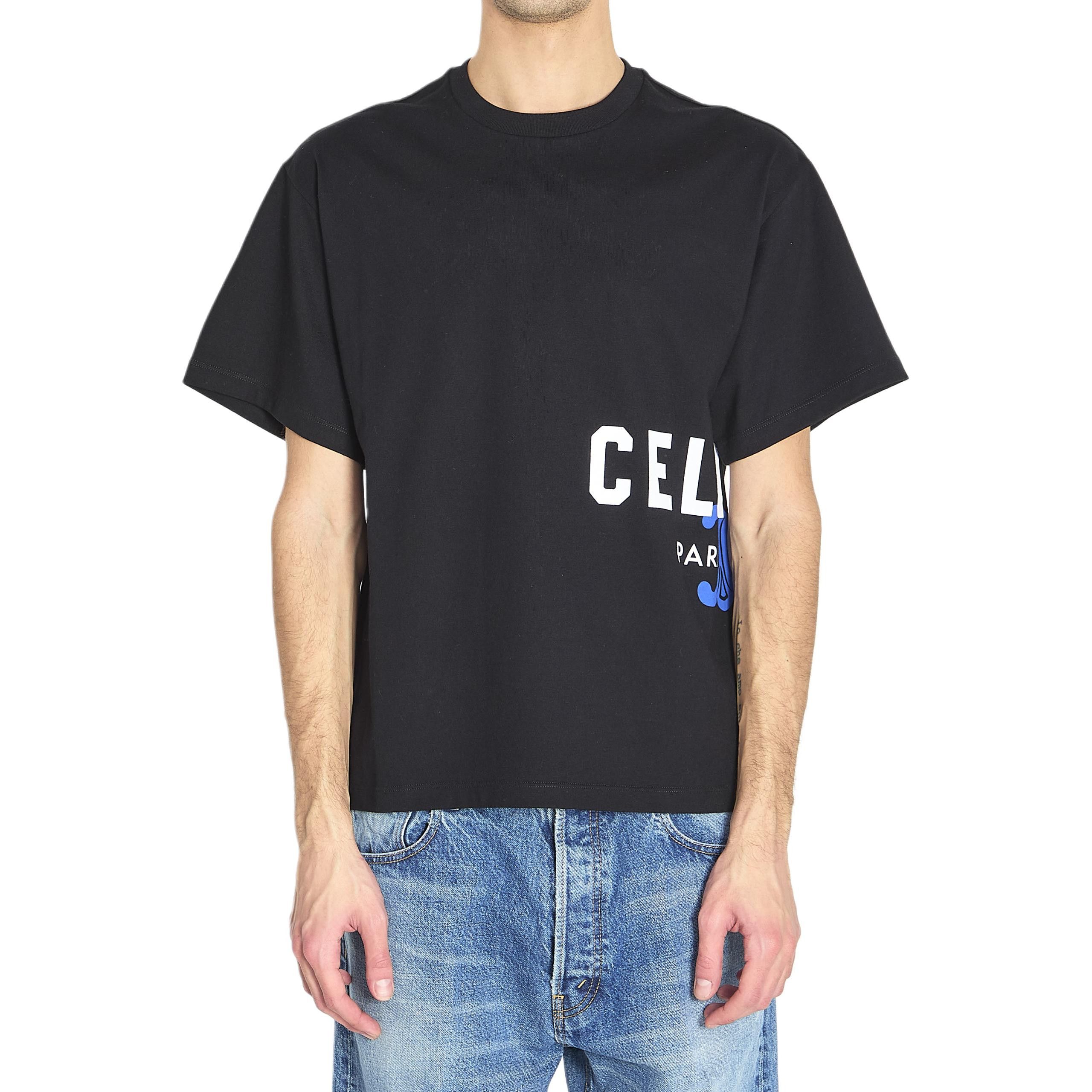 Celine Celine Triomphe Logo T-Shirt Size M Size US M / EU 48-50 / 2 - 5 Thumbnail