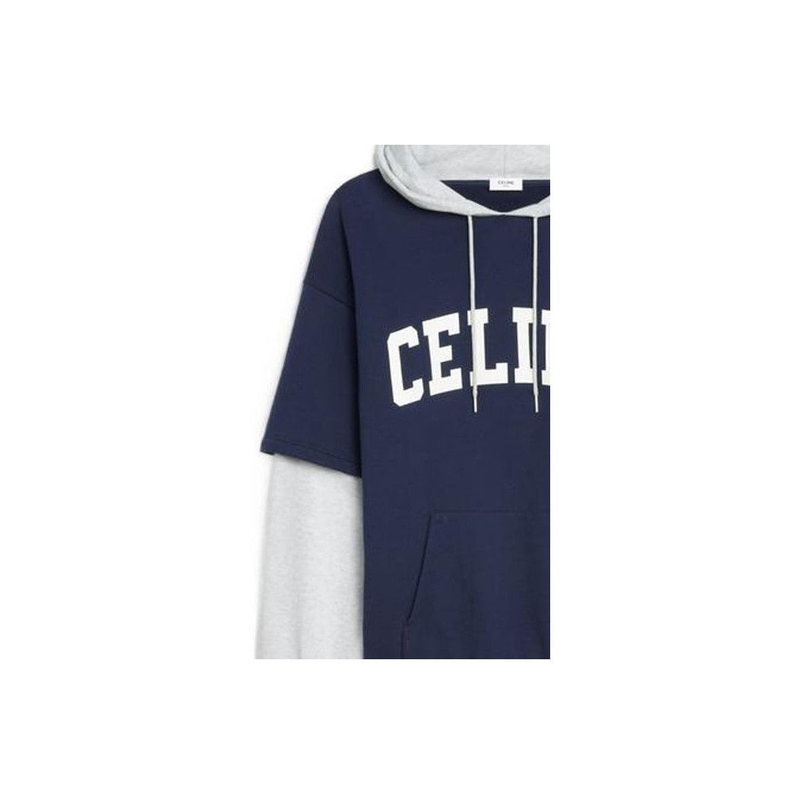 Celine CELINE Logo Layered Hoodie Size S Size S / US 4 / IT 40 - 7 Thumbnail