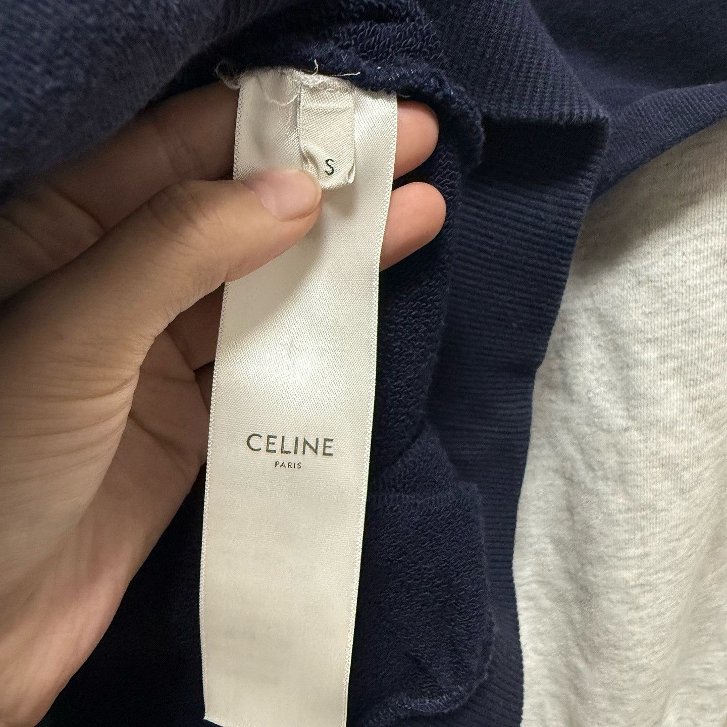 Celine CELINE Logo Layered Hoodie Size S Size S / US 4 / IT 40 - 4 Thumbnail