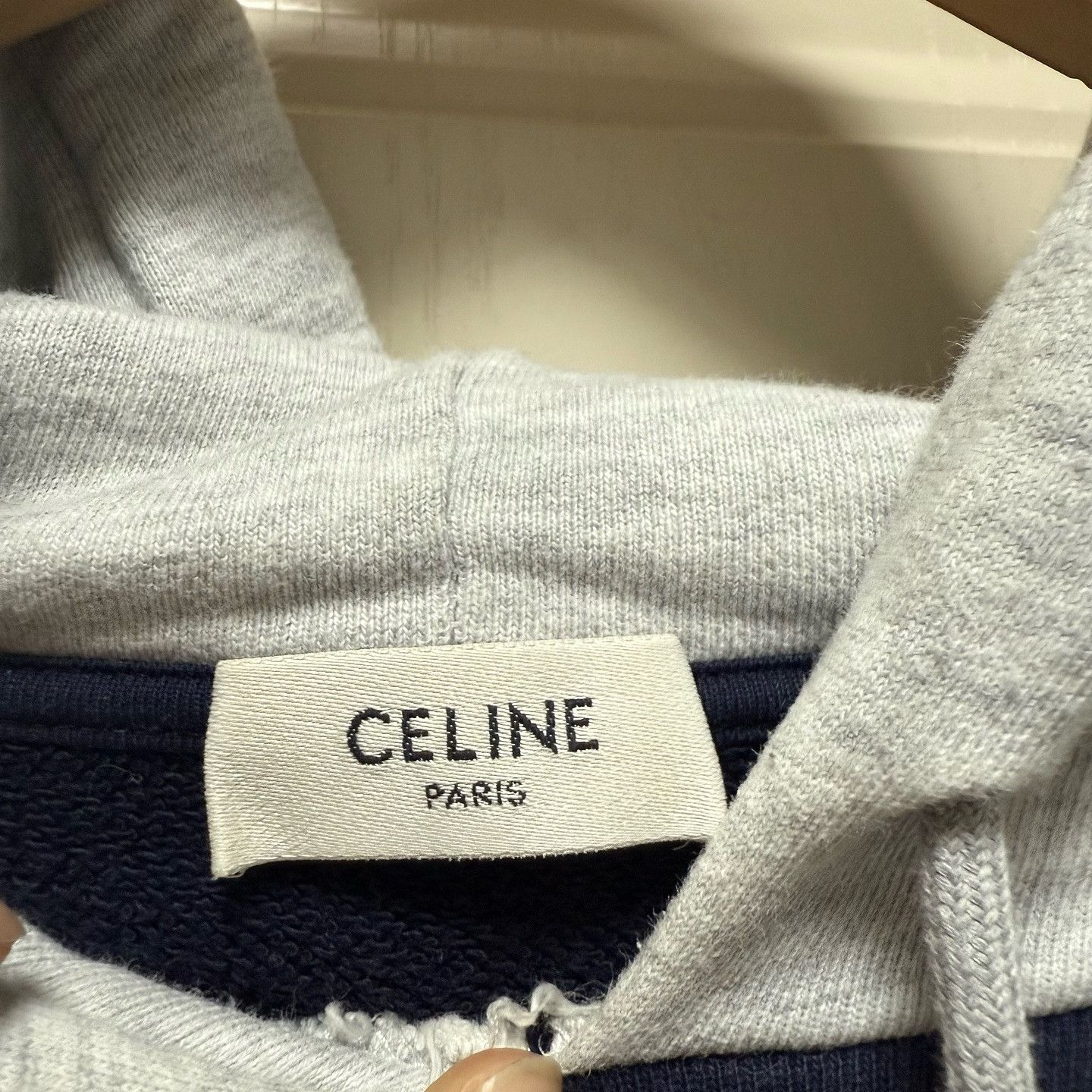 Celine CELINE Logo Layered Hoodie Size S Size S / US 4 / IT 40 - 3 Thumbnail