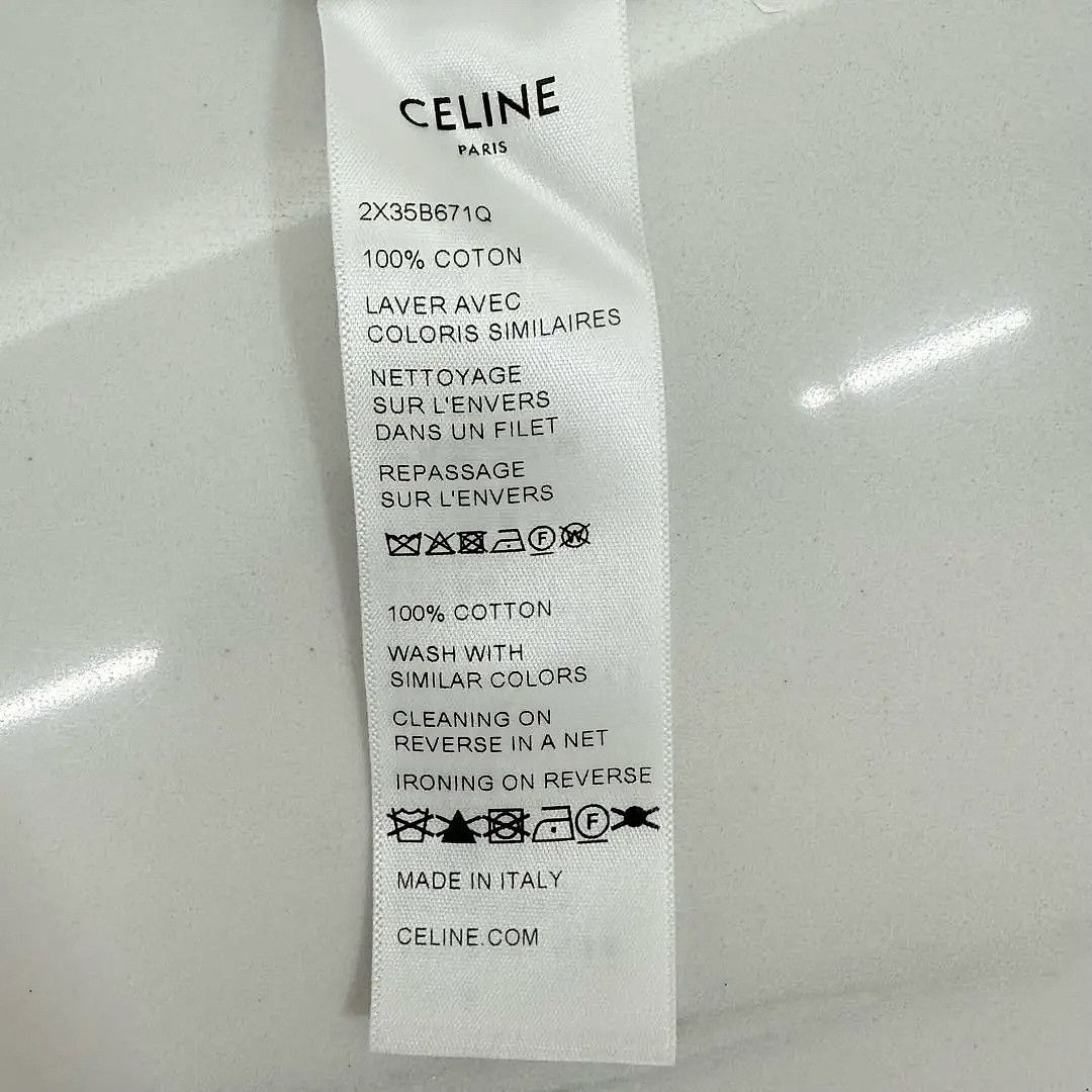 Celine Celine Embroidered Ringer T-Shirt Size L Size L / US 10 / IT 46 - 4 Thumbnail
