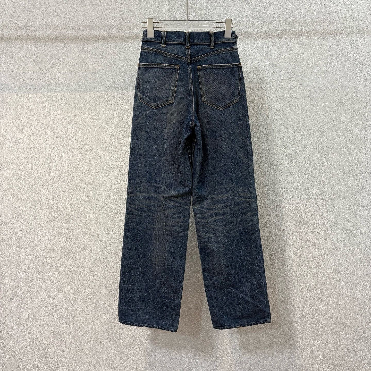 Celine Celine Logo Waist Straight Jeans Size 25 Size 25" / US 0 / IT 36 - 2 Thumbnail