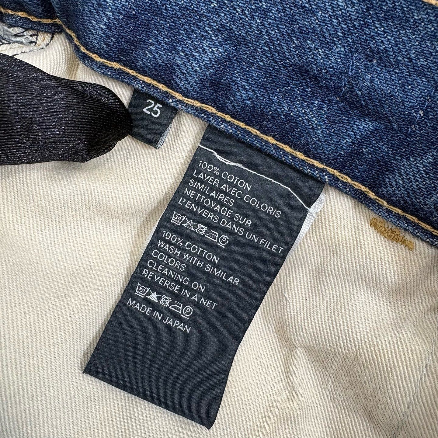 Celine Celine Logo Waist Straight Jeans Size 25 Size 25" / US 0 / IT 36 - 4 Thumbnail