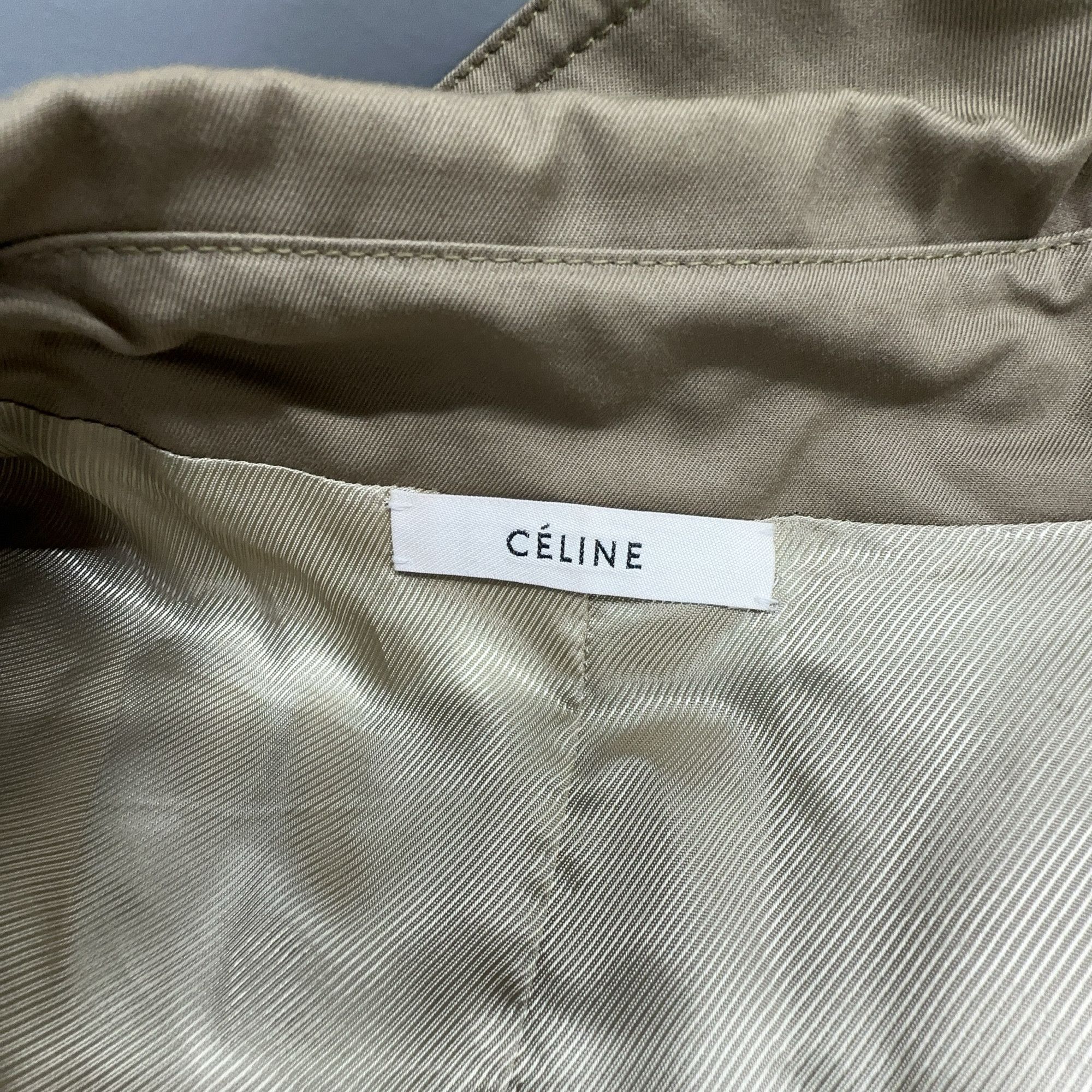 Celine Celine Cotton Trench Coat Size 36 Size XS / US 0-2 / IT 36-38 - 3 Thumbnail