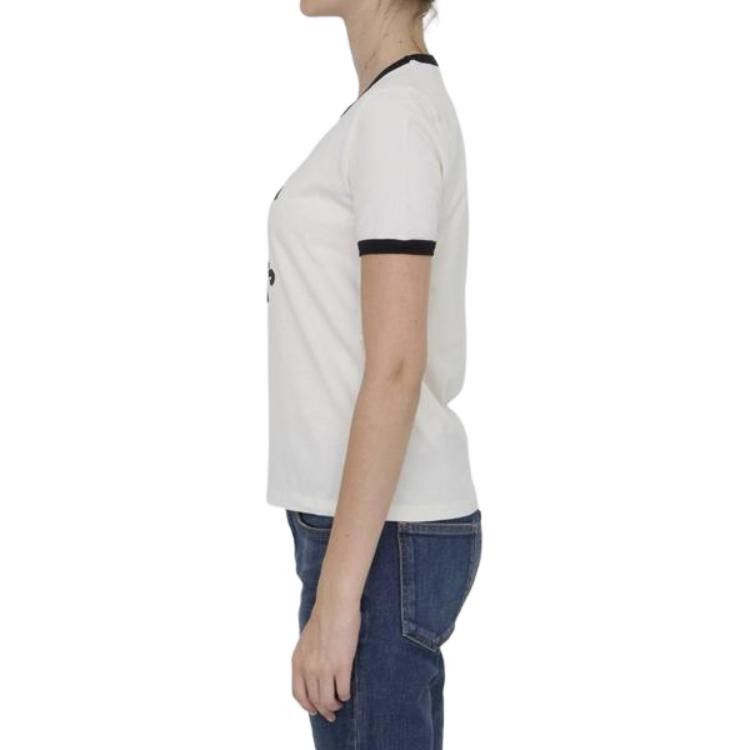 Celine Celine Logo Print Ringer T-Shirt Size XL Size XL / US 12-14 / IT 48-50 - 9 Thumbnail