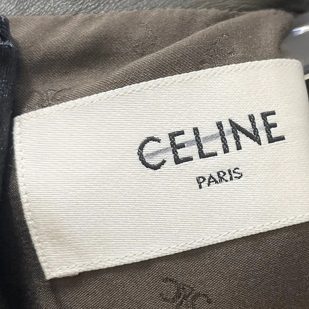 Celine CELINE Lambskin Leather Belted Mini Dress Size 34 Size XS / US 0-2 / IT 36-38 - 3 Thumbnail