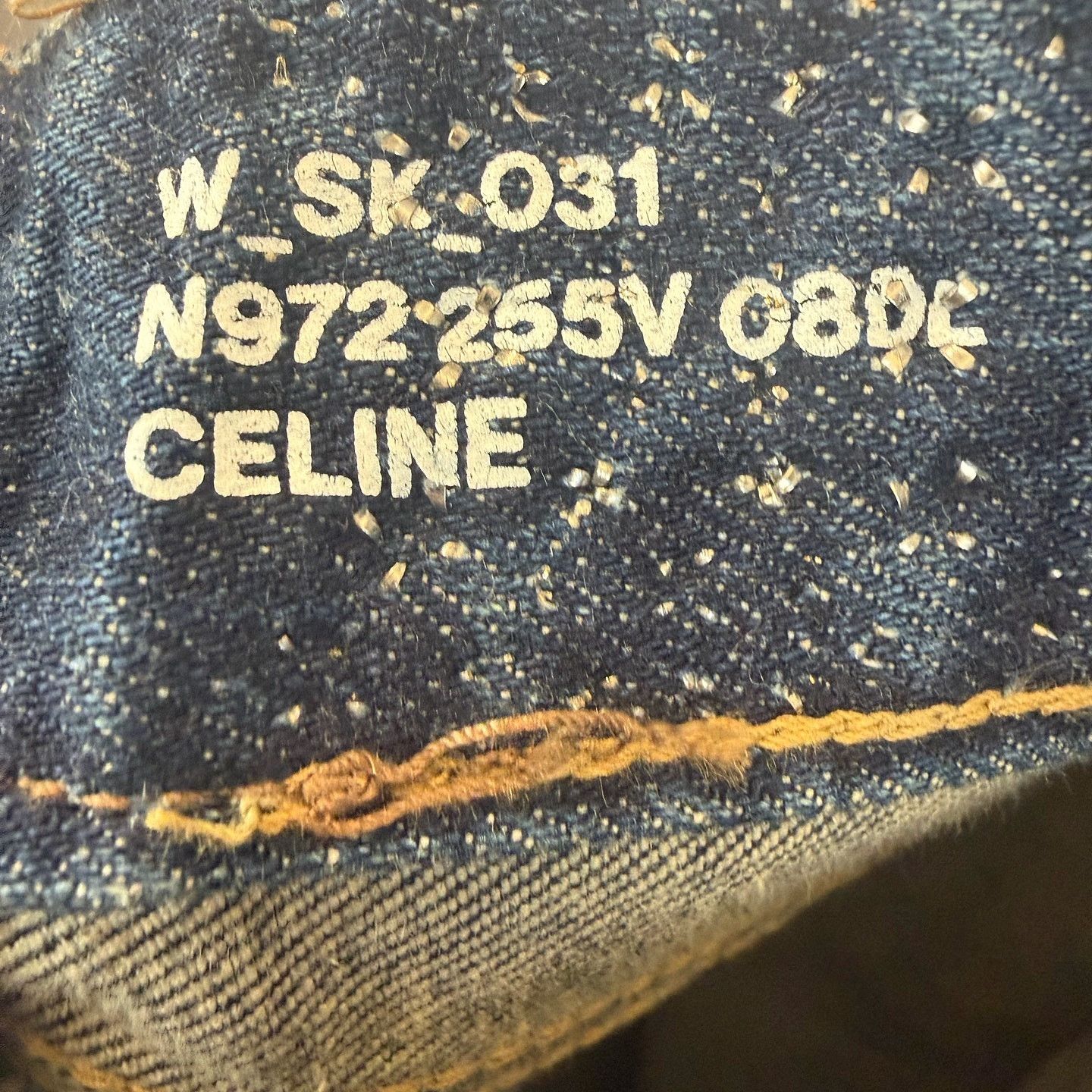 Celine Celine Studded Waist Jeans Size 28 Size 28" / US 6 / IT 42 - 3 Thumbnail