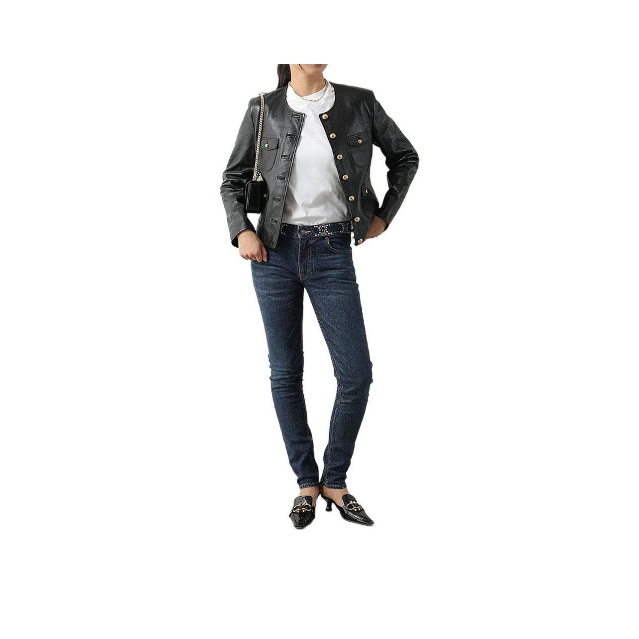 Celine Celine Studded Waist Jeans Size 28 Size 28" / US 6 / IT 42 - 8 Thumbnail