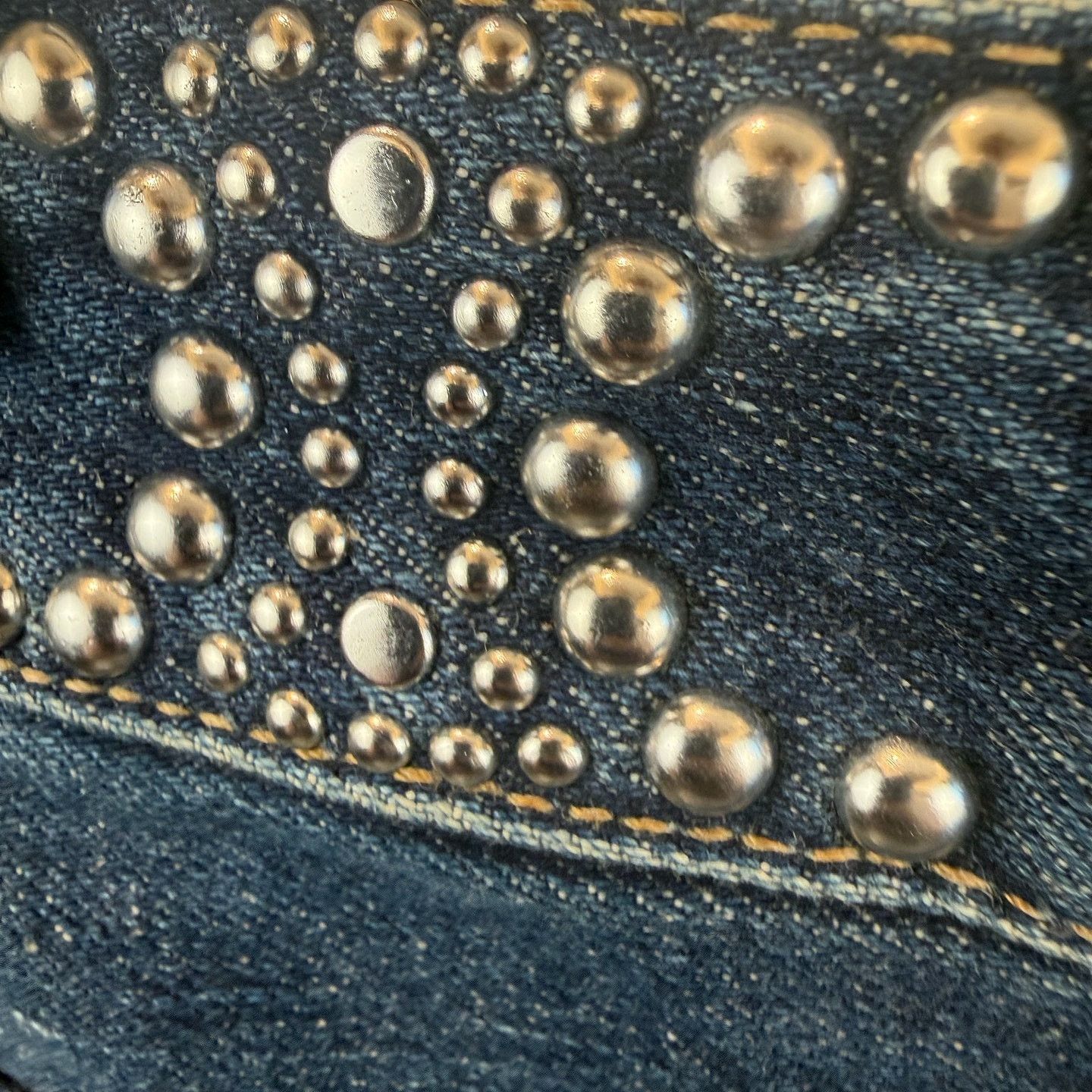 Celine Celine Studded Waist Jeans Size 28 Size 28" / US 6 / IT 42 - 7 Thumbnail