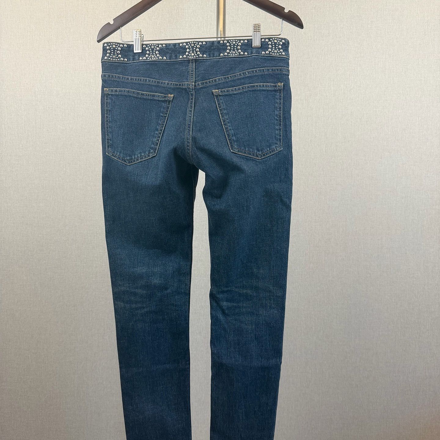 Celine Celine Studded Waist Jeans Size 28 Size 28" / US 6 / IT 42 - 2 Thumbnail