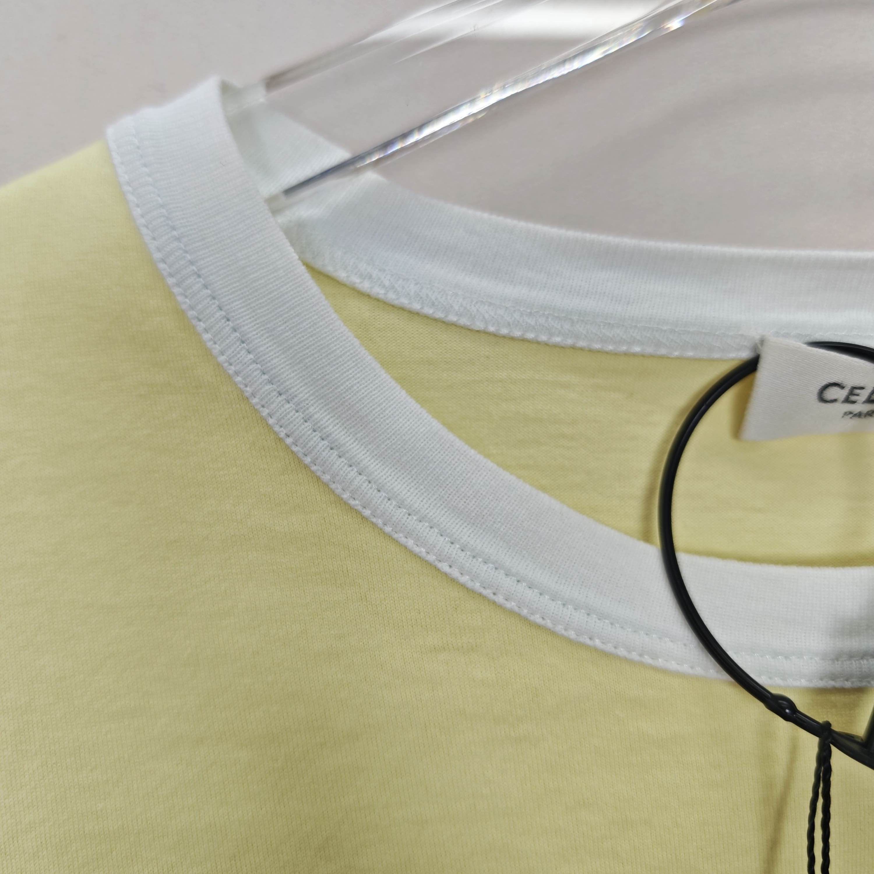 Celine Celine 16 Paris Logo Ringer T-Shirt Size S Size S / US 4 / IT 40 - 4 Thumbnail