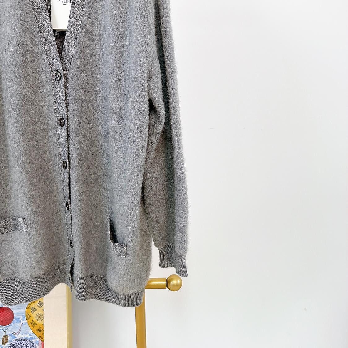Celine Celine Cashmere Button Up Cardigan Size L Size L / US 10 / IT 46 - 8 Thumbnail