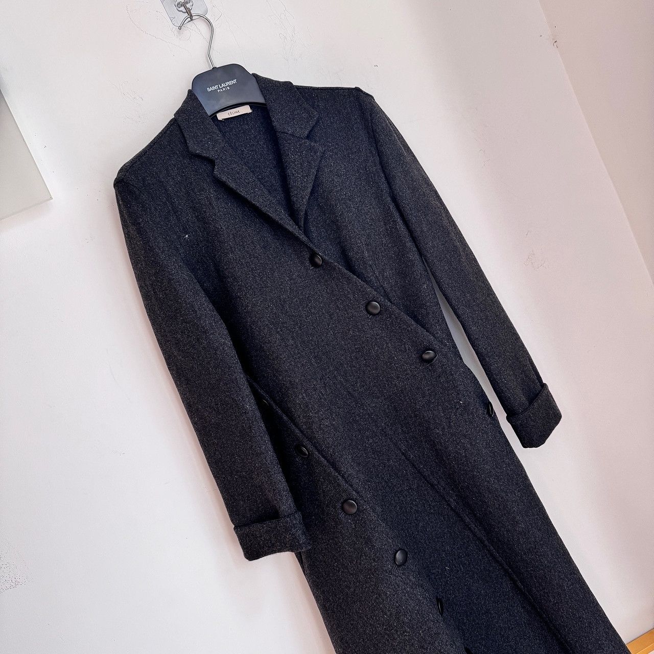 Celine Celine Wool Buttoned Coat Size 38 Size XS / US 0-2 / IT 36-38 - 3 Thumbnail