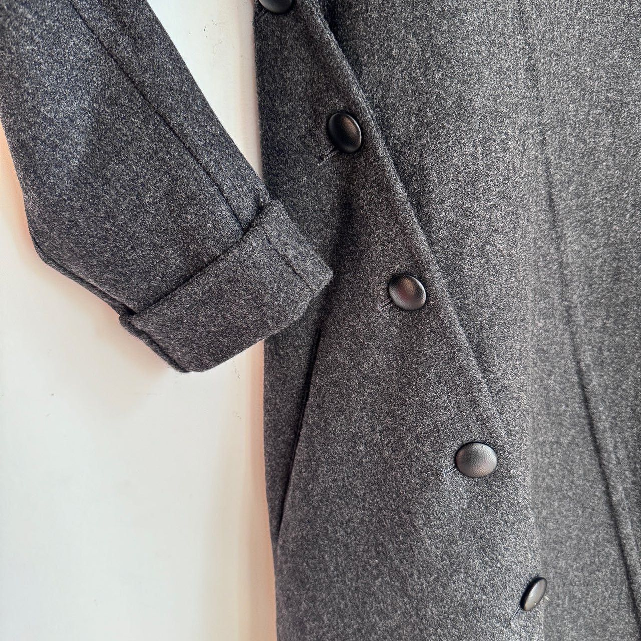 Celine Celine Wool Buttoned Coat Size 38 Size XS / US 0-2 / IT 36-38 - 5 Thumbnail