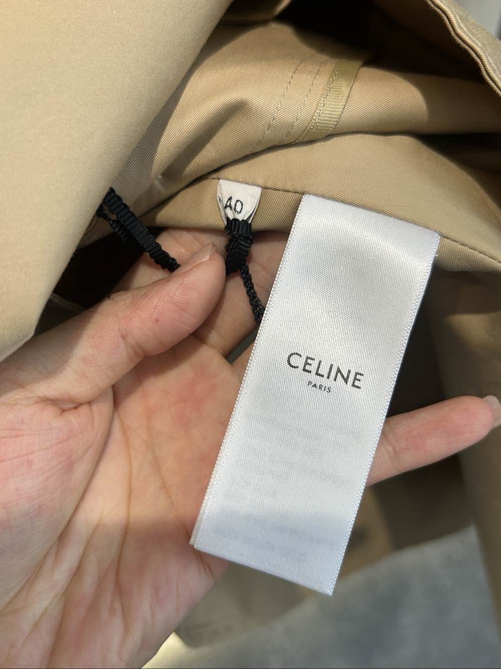 Celine Celine Cotton Silk Belted Mini Dress Size 40 Size M / US 6-8 / IT 42-44 - 4 Thumbnail