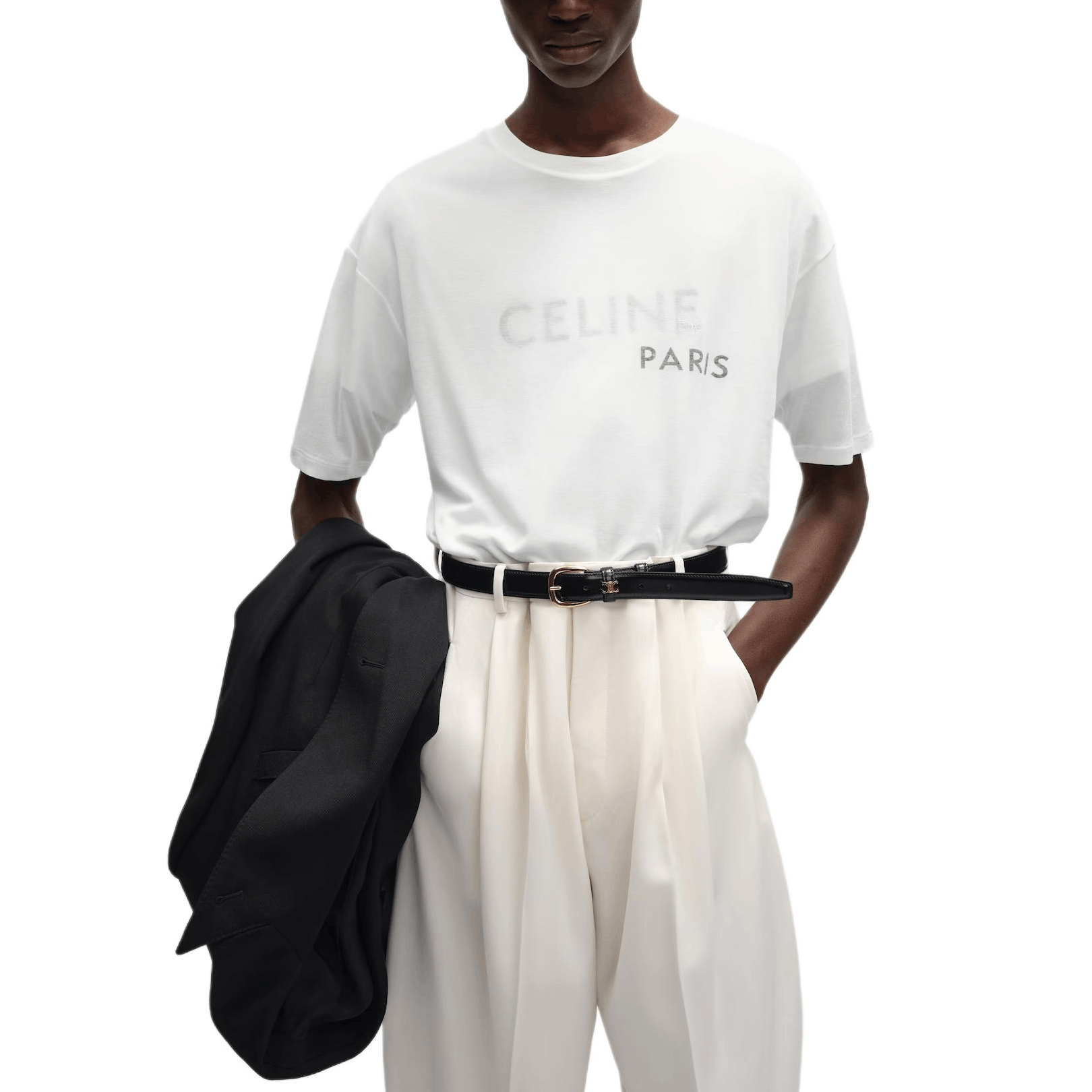Celine Celine Embroidered Logo T-Shirt Size M Size US M / EU 48-50 / 2 - 6 Thumbnail