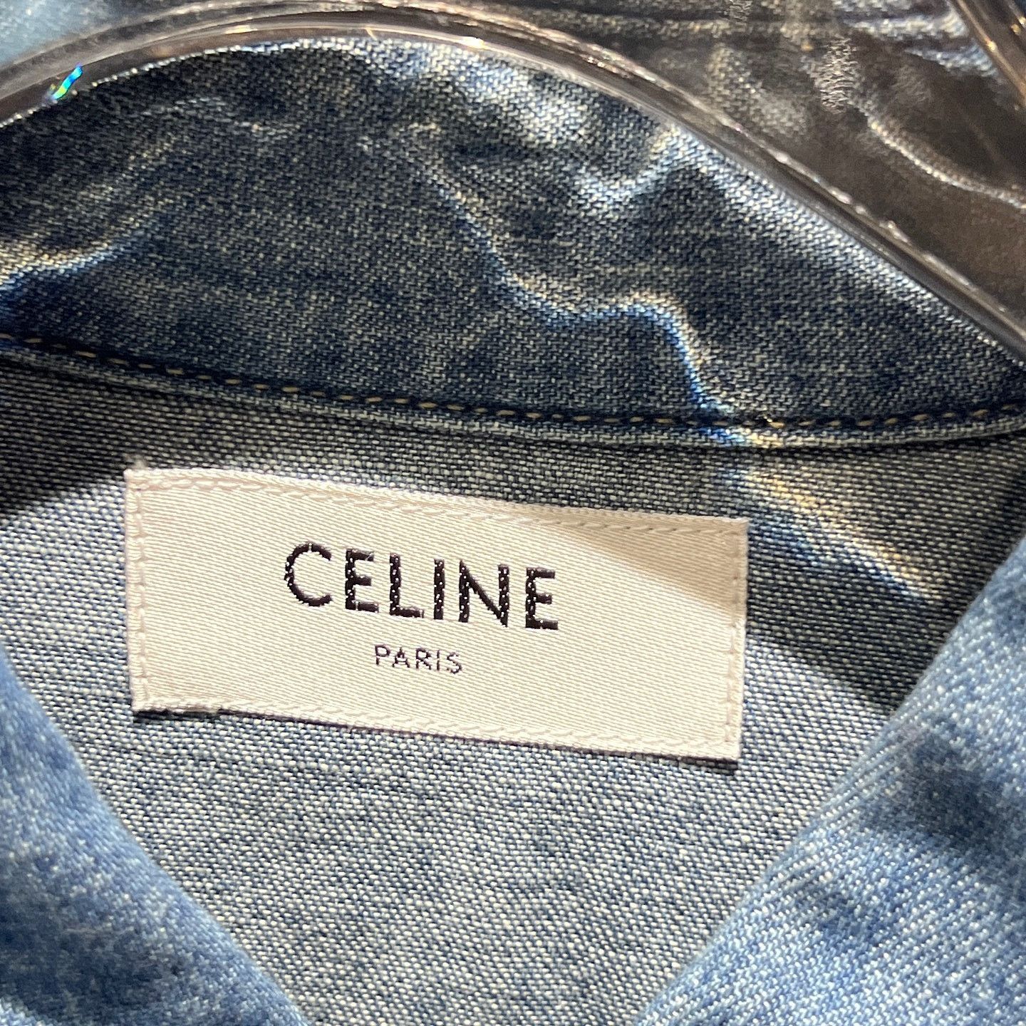Celine CELINE Denim Button Up Shirt Size XS Size US XS / EU 42 / 0 - 3 Thumbnail