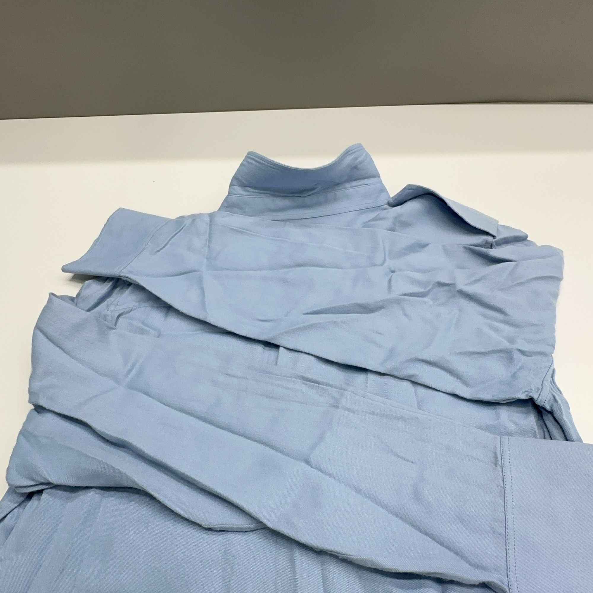 Celine Celine Blue Utility Button Up Shirt Size 34 Size XXS / US 00 / IT 34 - 12 Thumbnail