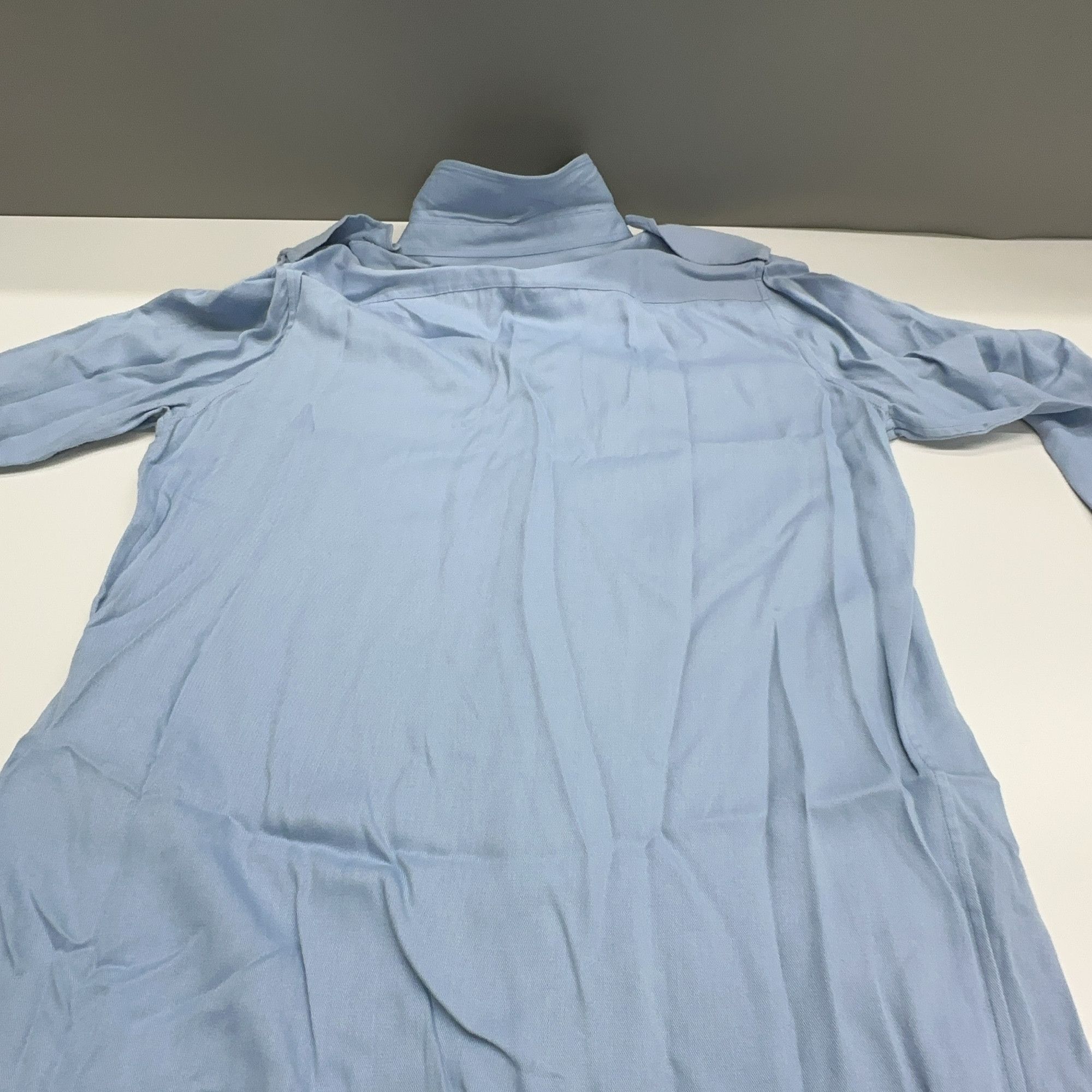 Celine Celine Blue Utility Button Up Shirt Size 34 Size XXS / US 00 / IT 34 - 13 Thumbnail