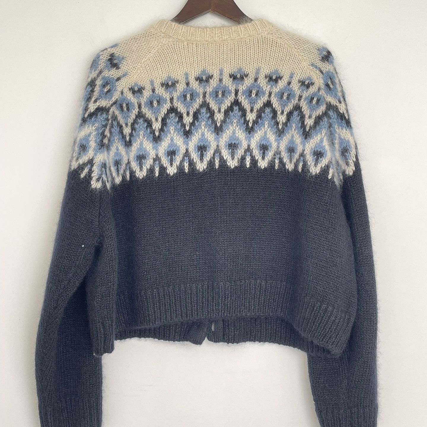 Celine Celine Mohair Pattern Cardigan Size S Size S / US 4 / IT 40 - 2 Thumbnail