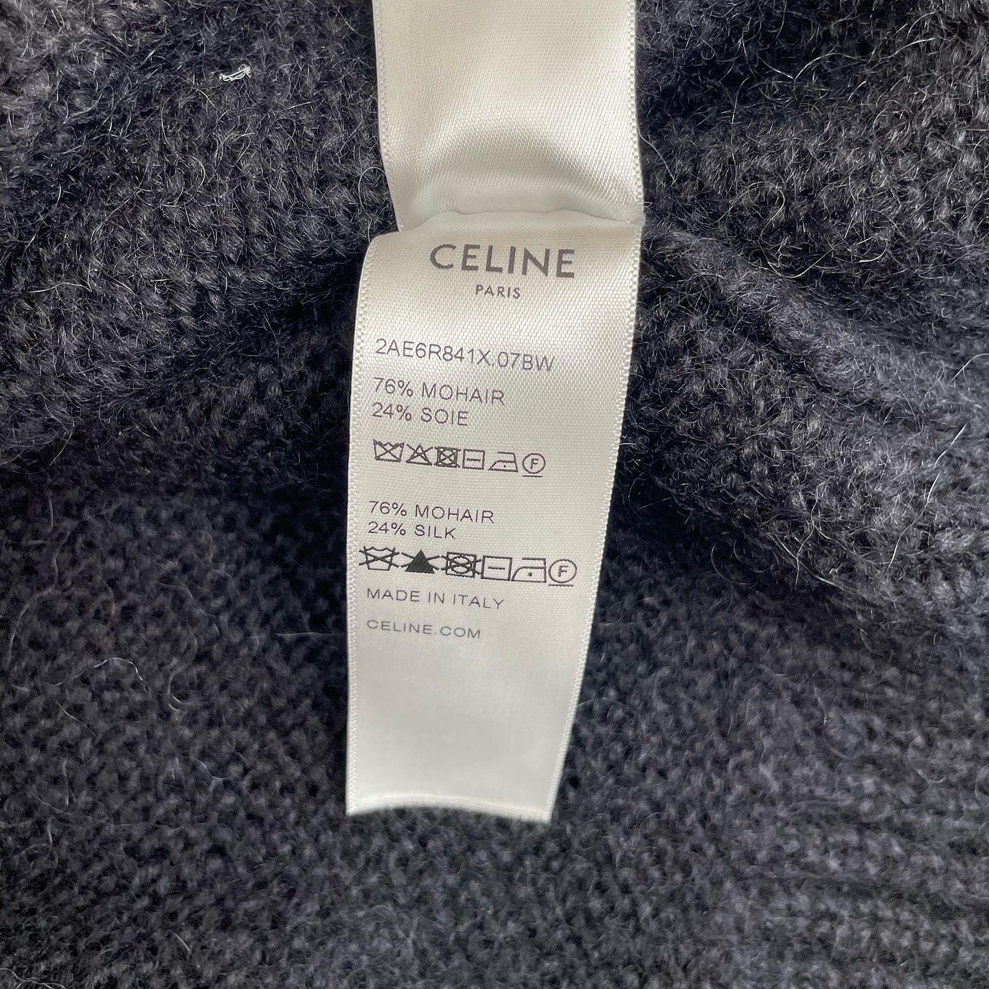 Celine Celine Mohair Pattern Cardigan Size S Size S / US 4 / IT 40 - 4 Thumbnail
