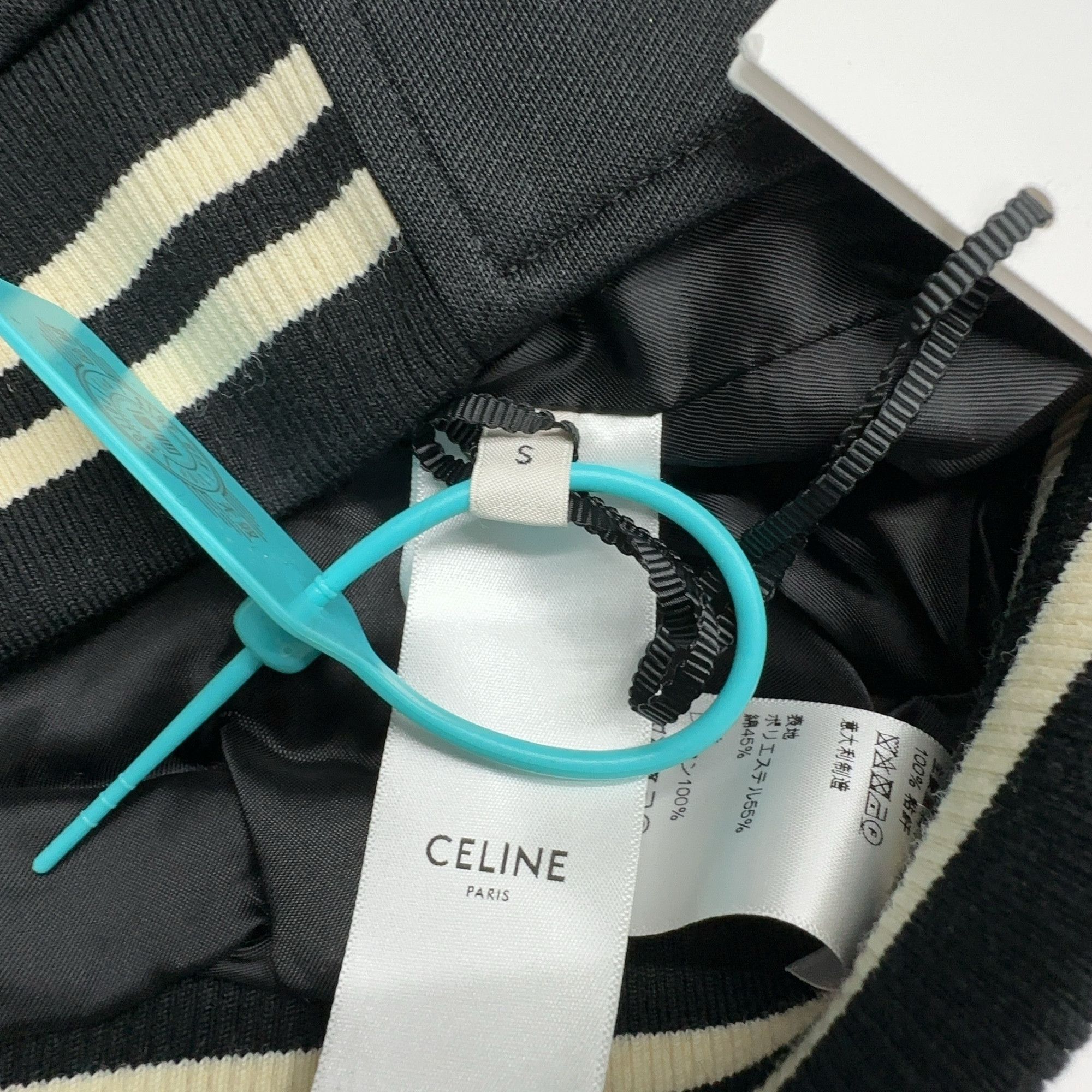 Celine Celine Striped Bomber Jacket Size S Size US S / EU 44-46 / 1 - 4 Thumbnail