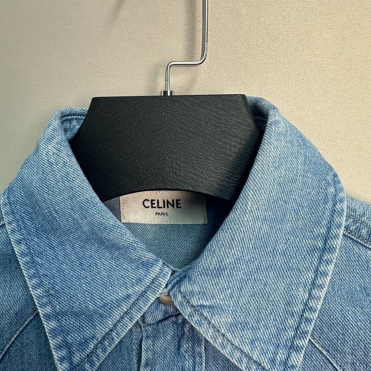 Celine Celine Denim Button Up Shirt Size XS Size XS / US 0-2 / IT 36-38 - 3 Thumbnail
