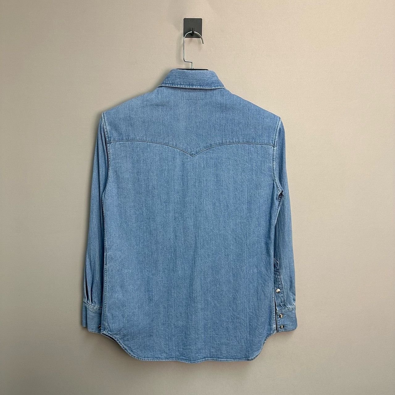 Celine Celine Denim Button Up Shirt Size XS Size XS / US 0-2 / IT 36-38 - 2 Thumbnail