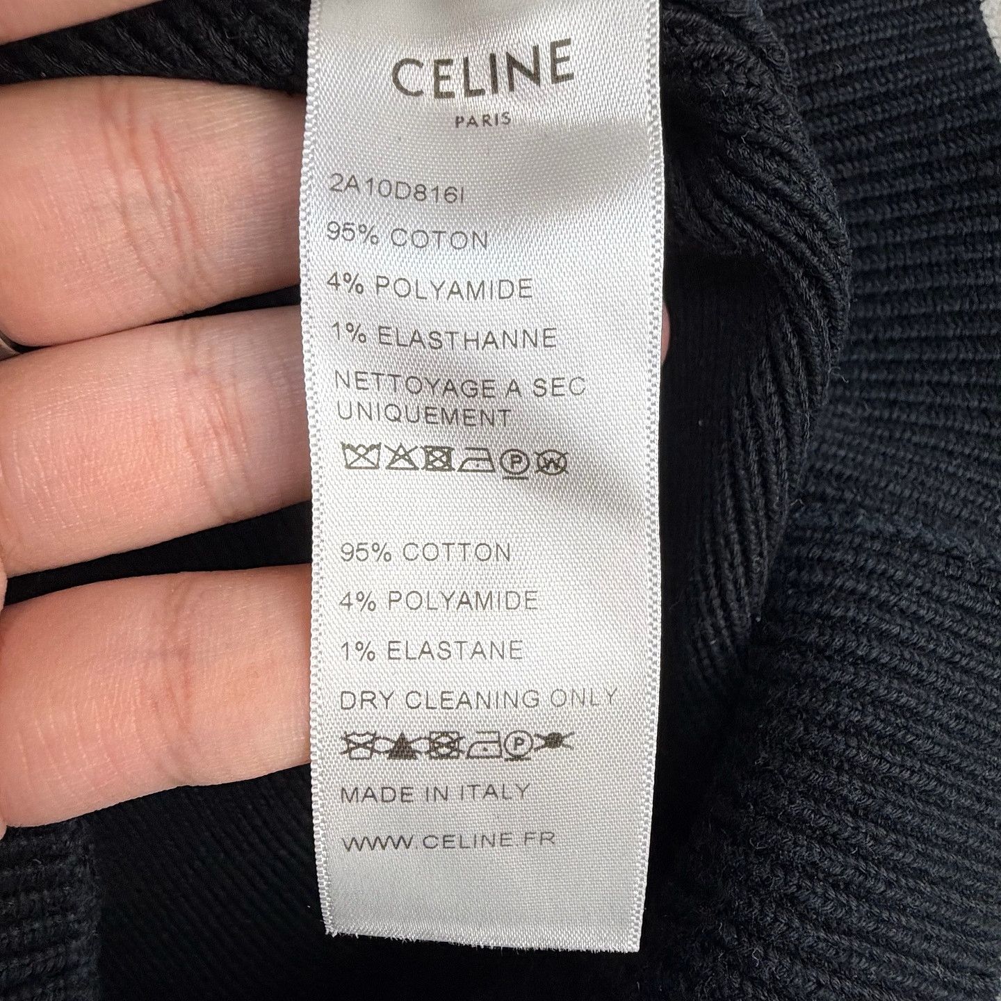 Celine Celine Paris Logo Sweatshirt Size M Size US M / EU 48-50 / 2 - 4 Thumbnail