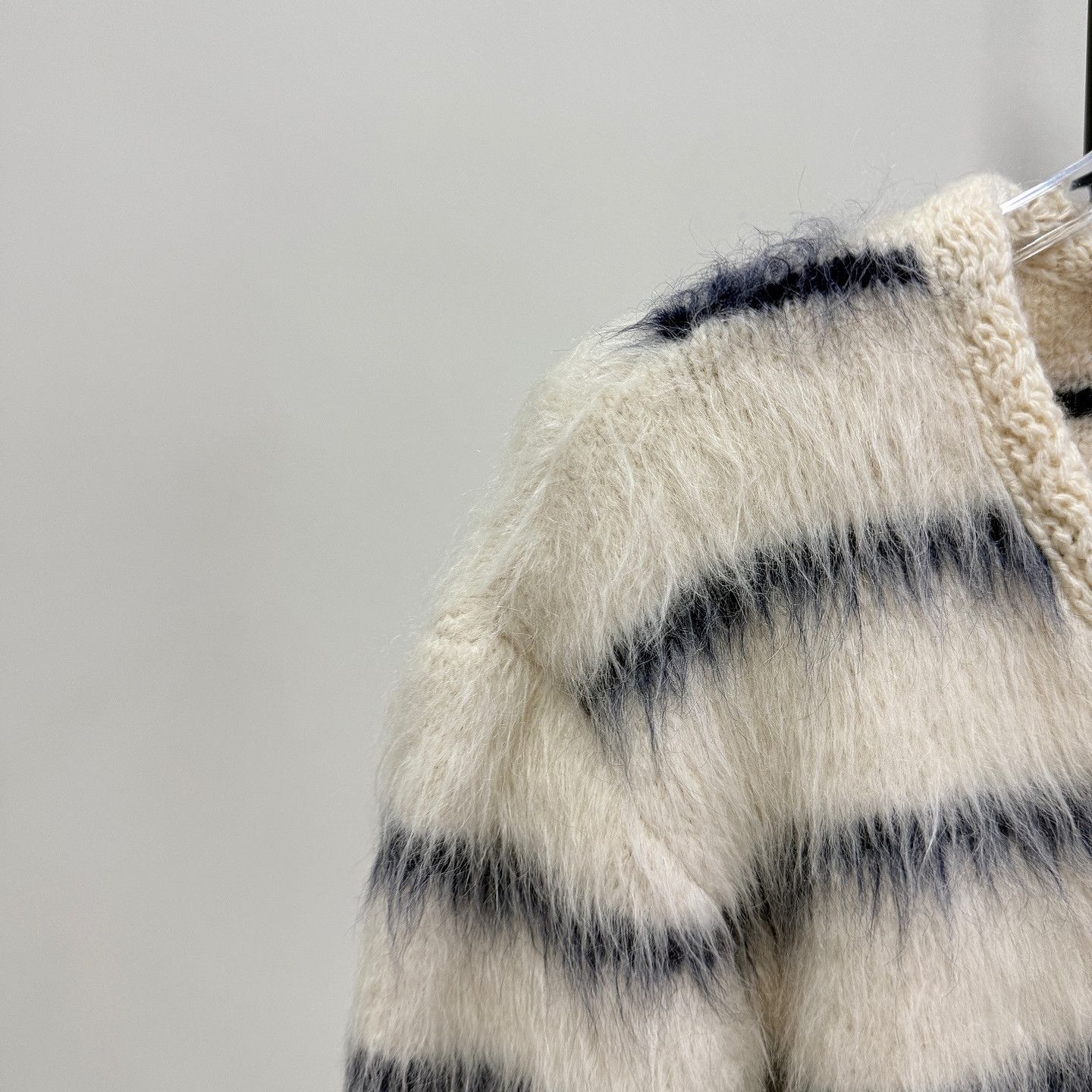 Celine Celine Striped Alpaca Blend Cardigan Size S Size S / US 4 / IT 40 - 5 Thumbnail