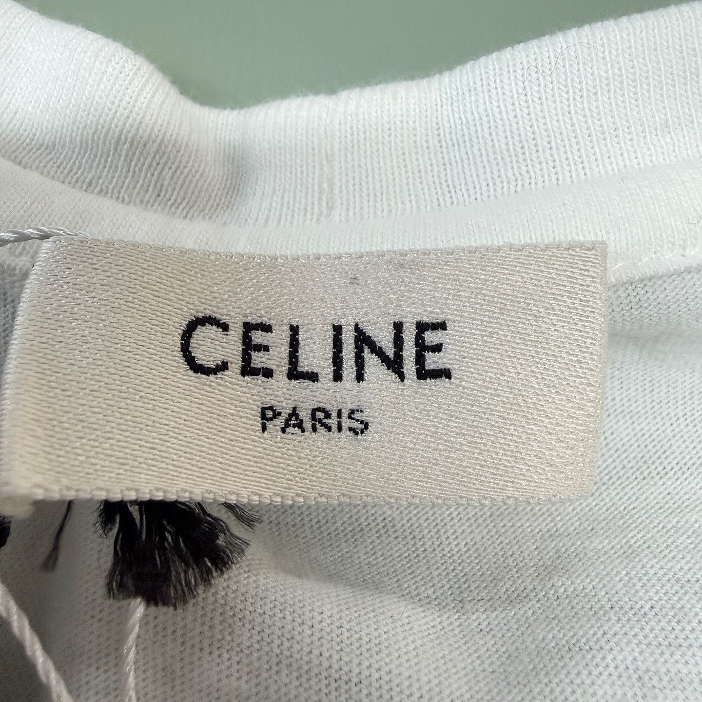 Celine Celine Embroidered Logo T-Shirt Size XXL Size US XXL / EU 58 / 5 - 3 Thumbnail
