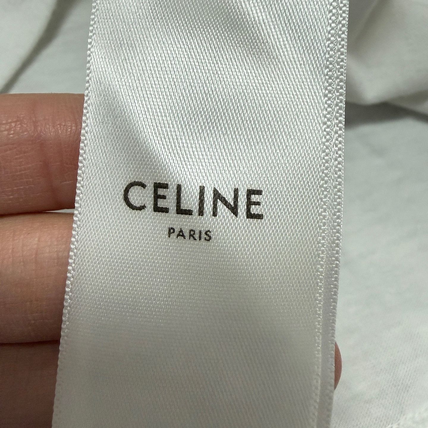 Celine Celine Embroidered Logo T-Shirt Size XXL Size US XXL / EU 58 / 5 - 6 Thumbnail