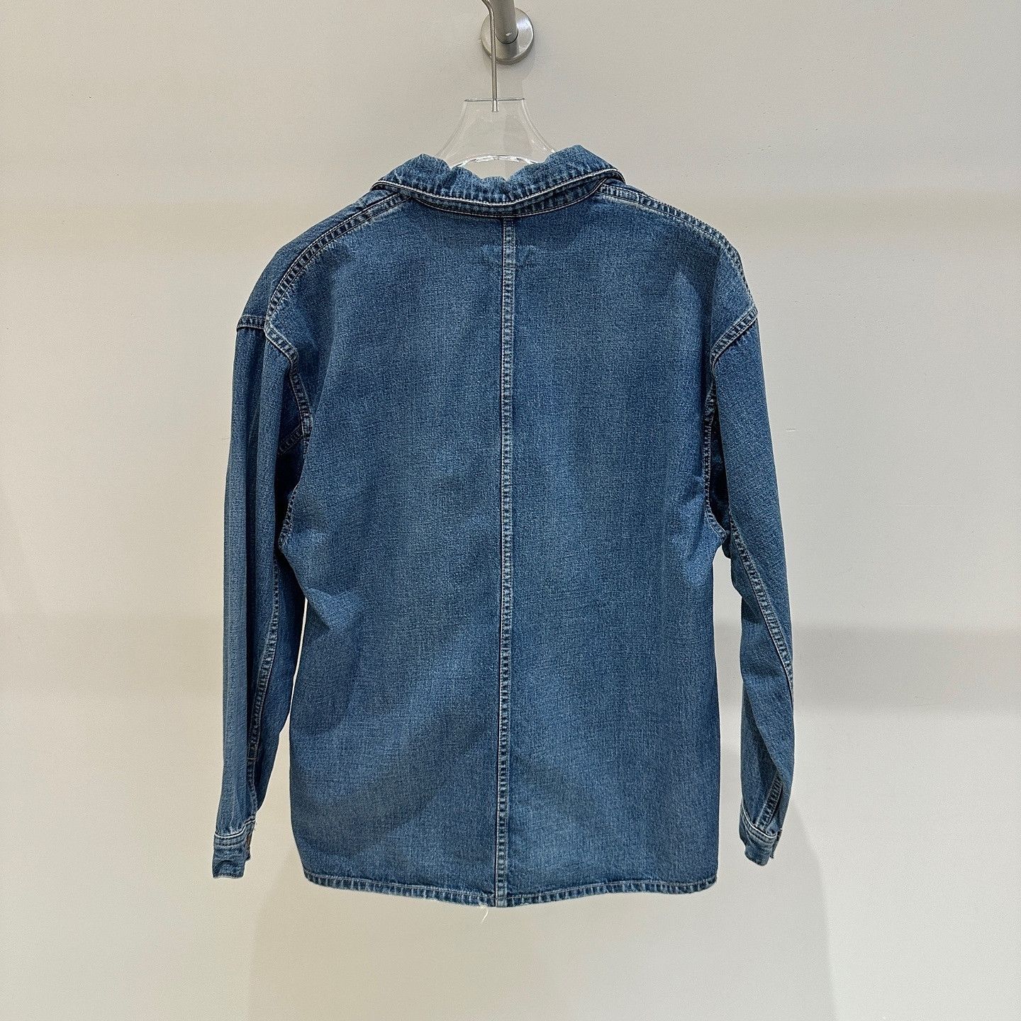 Celine Celine Denim Pullover Jacket Size S Size S / US 4 / IT 40 - 2 Thumbnail