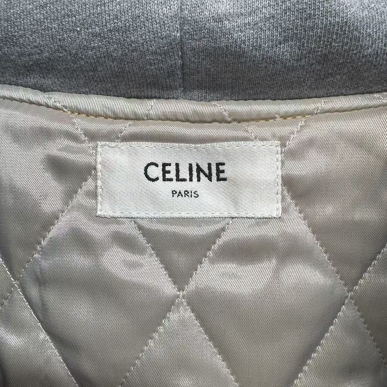 Celine CELINE Logo Varsity Hoodie Jacket Size M Size US M / EU 48-50 / 2 - 3 Thumbnail