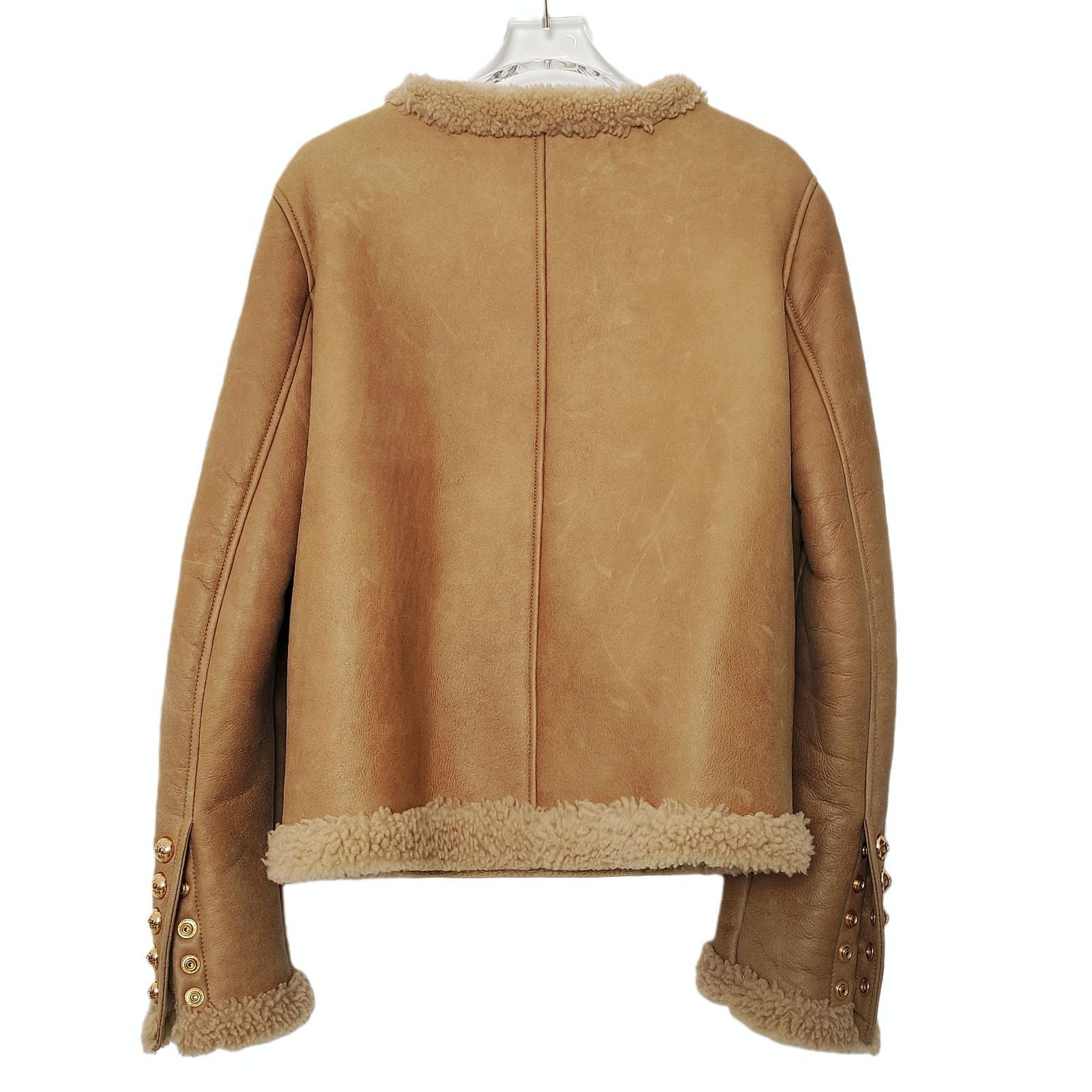 Celine Celine Brown Shearling Lambskin Jacket Size 38 Size S / US 4 / IT 40 - 2 Thumbnail