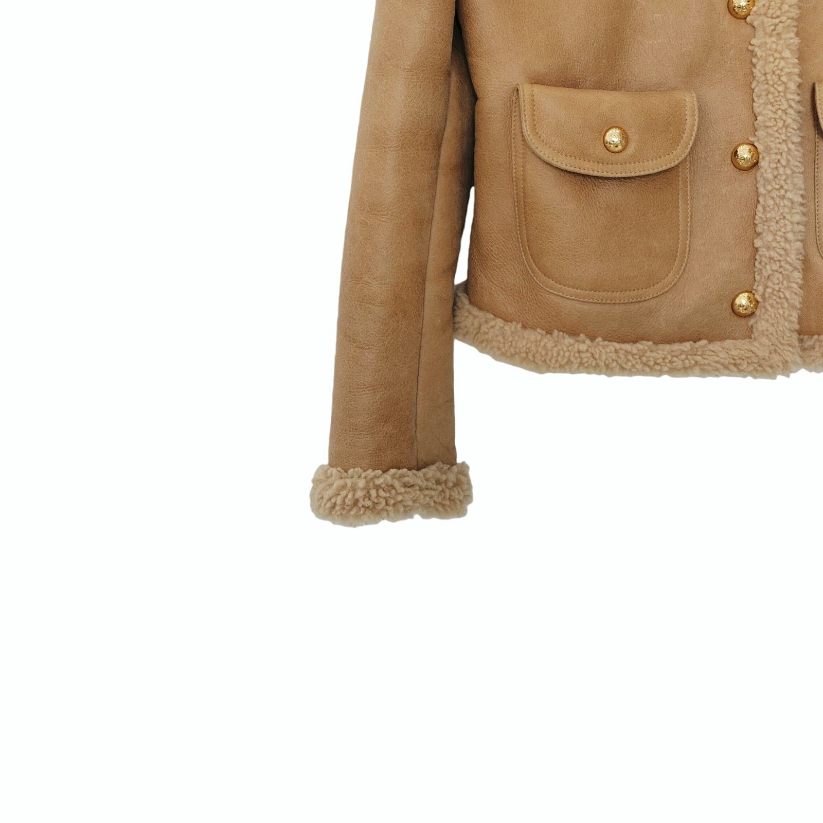 Celine Celine Brown Shearling Lambskin Jacket Size 38 Size S / US 4 / IT 40 - 7 Thumbnail