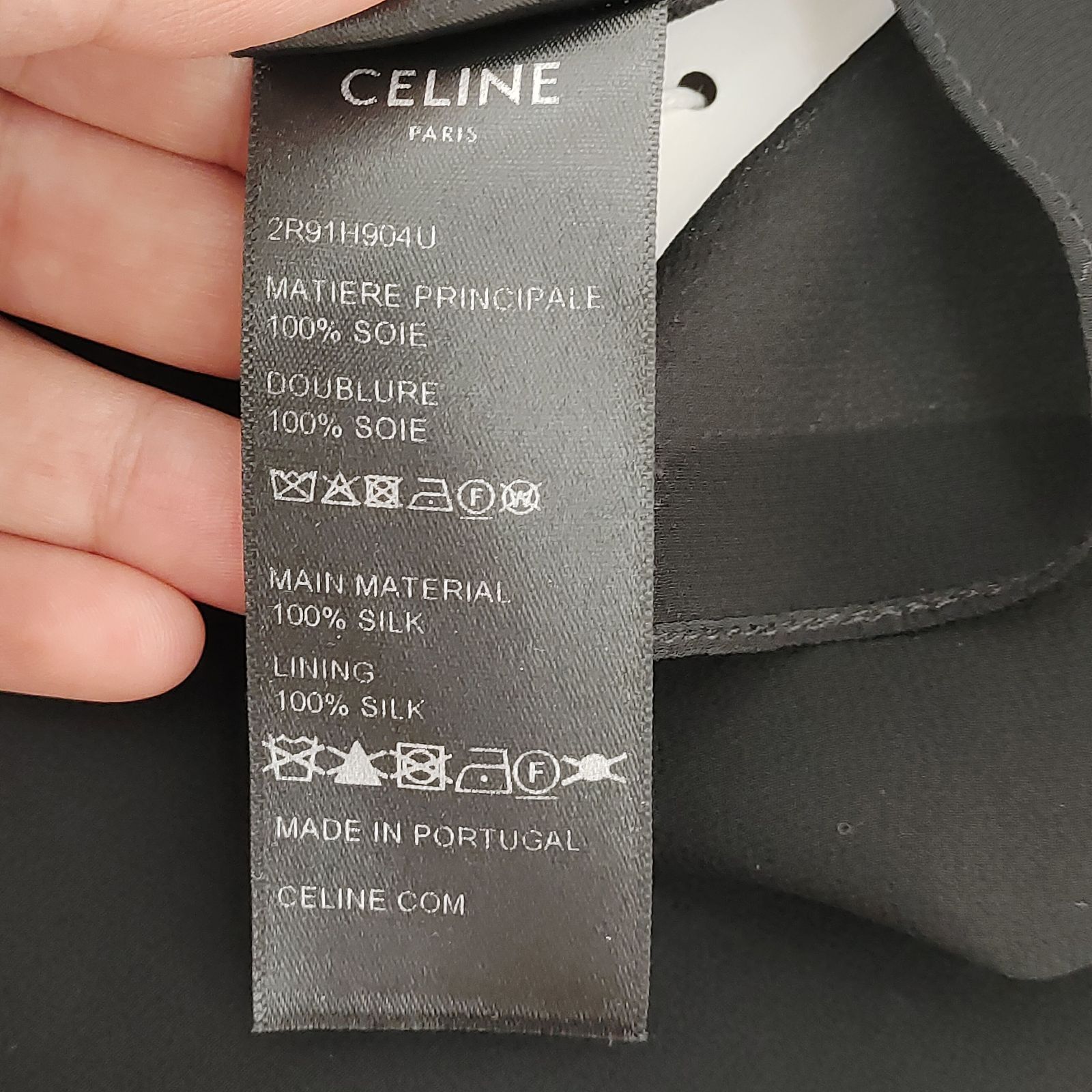 Celine Celine Logo Print Silk Mini Dress Size 34 Size XS / US 0-2 / IT 36-38 - 7 Thumbnail