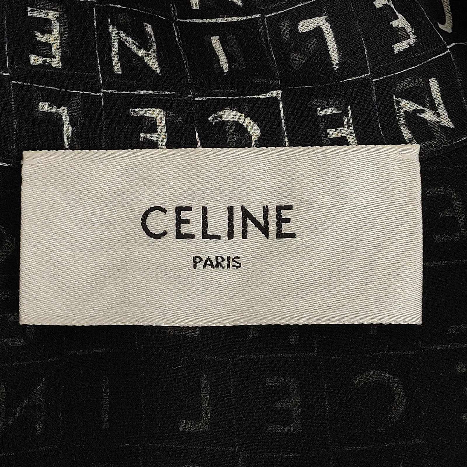 Celine Celine Logo Print Silk Mini Dress Size 34 Size XS / US 0-2 / IT 36-38 - 3 Thumbnail