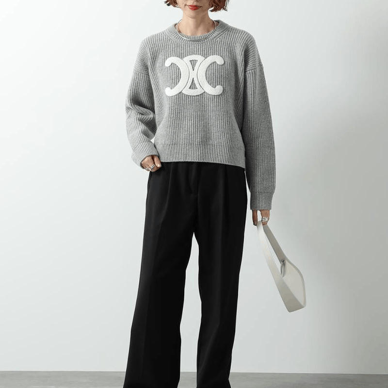 Celine Celine Triomphe Wool Sweater Size XL Size XL / US 12-14 / IT 48-50 - 6 Thumbnail