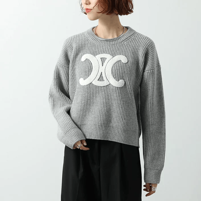 Celine Celine Triomphe Wool Sweater Size XL Size XL / US 12-14 / IT 48-50 - 7 Thumbnail