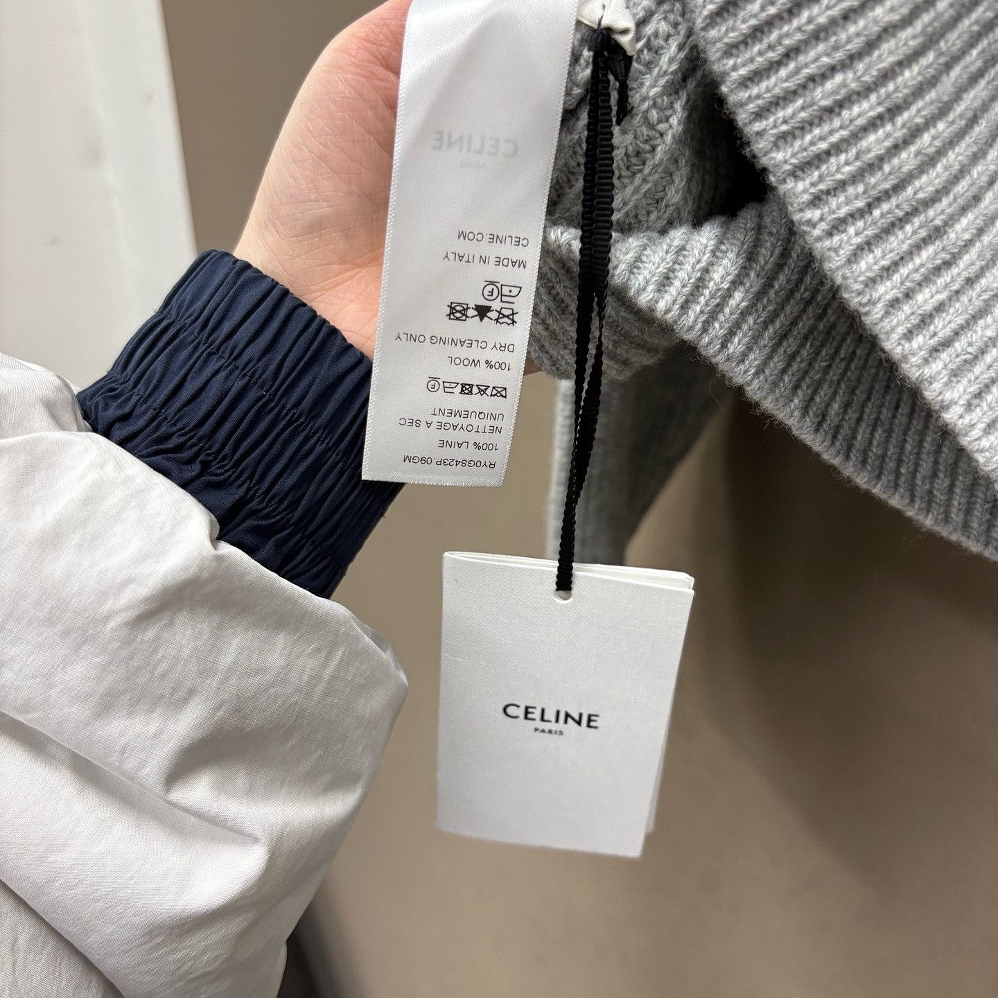 Celine Celine Triomphe Wool Sweater Size XL Size XL / US 12-14 / IT 48-50 - 4 Thumbnail