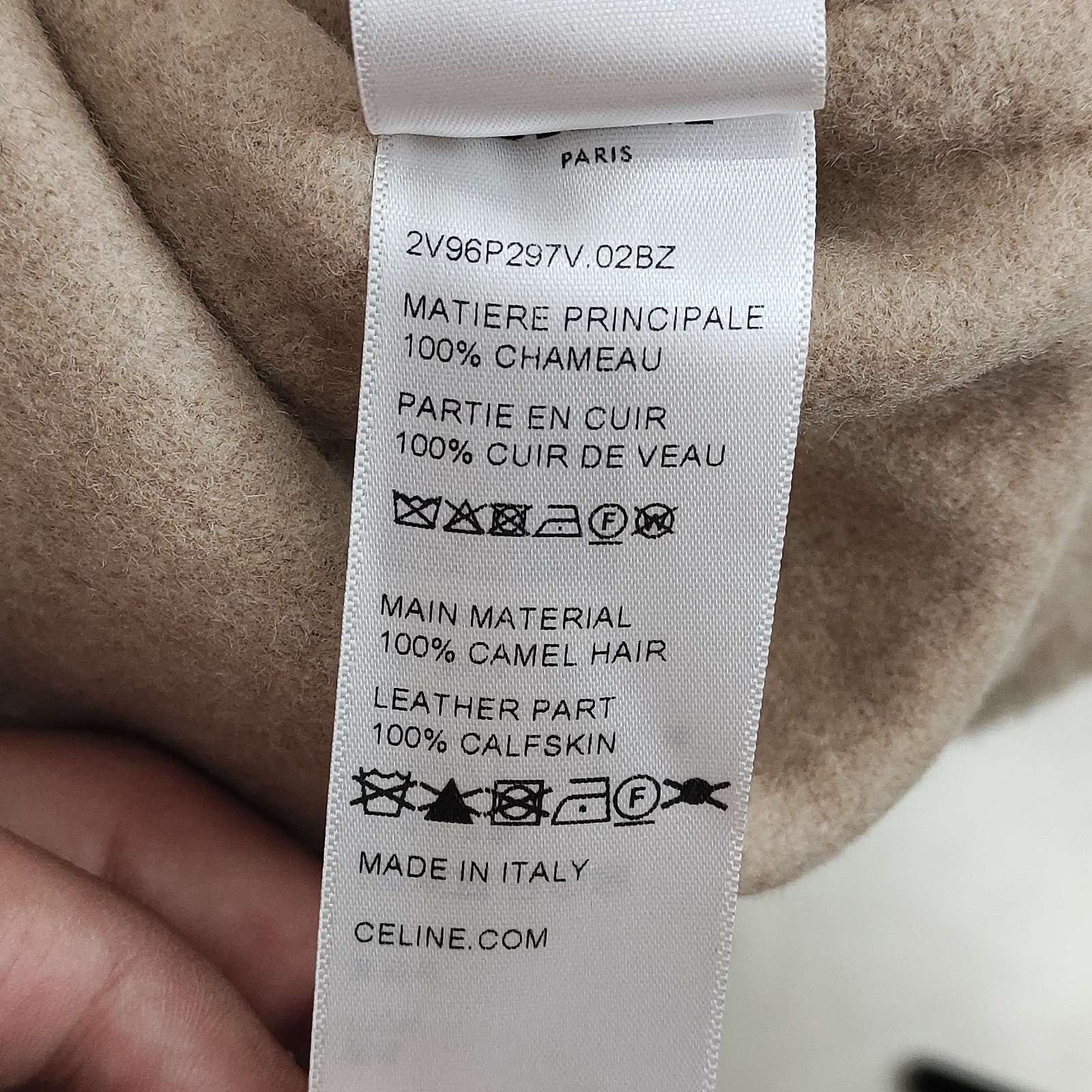 Celine Celine Camel Hair Hooded Jacket Size 38 Size S / US 4 / IT 40 - 4 Thumbnail