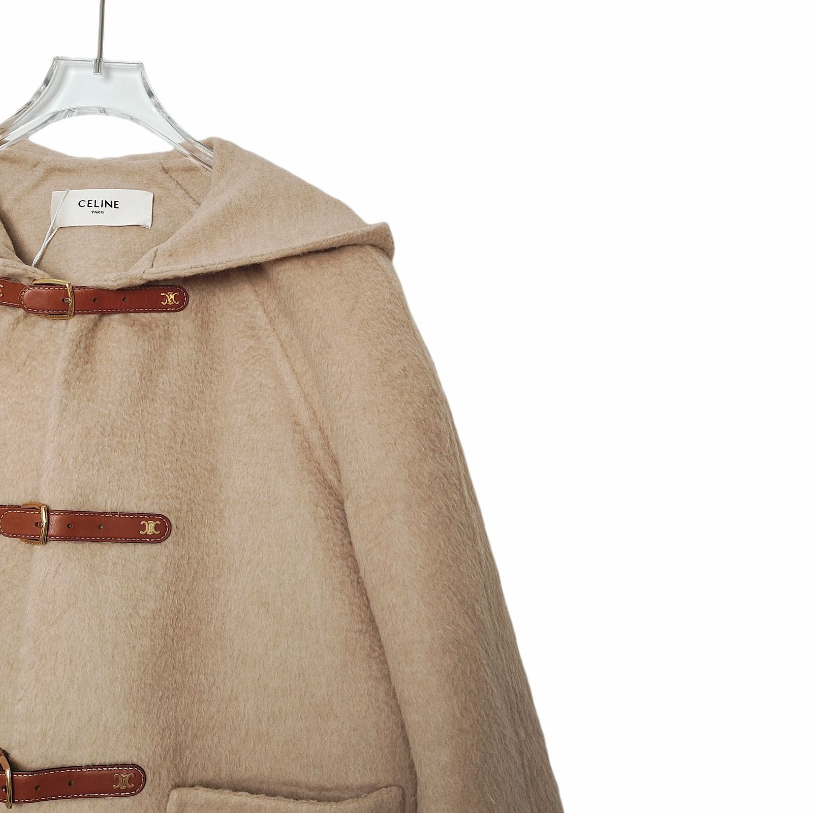 Celine Celine Camel Hair Hooded Jacket Size 38 Size S / US 4 / IT 40 - 6 Thumbnail